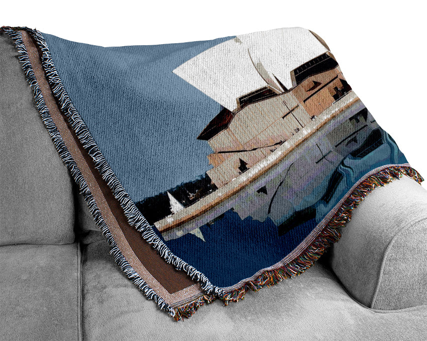 Sydney Opera House Australia Woven Blanket