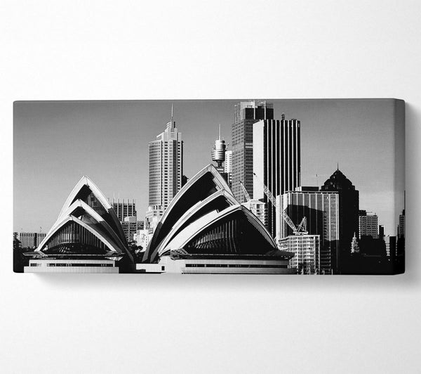 Sydney Opera House B und W