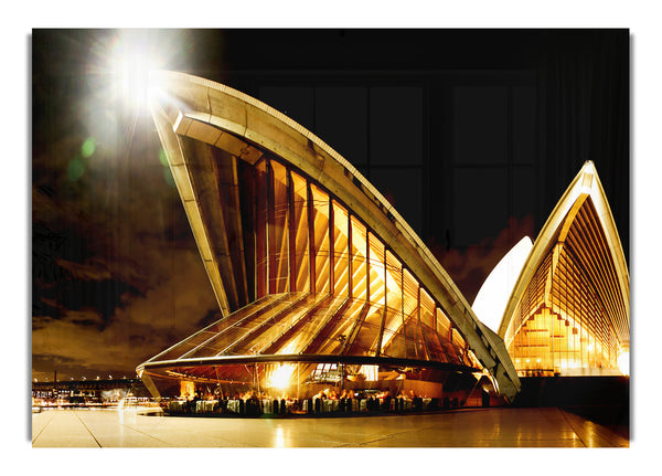 Sydney Opera House Golden Glow