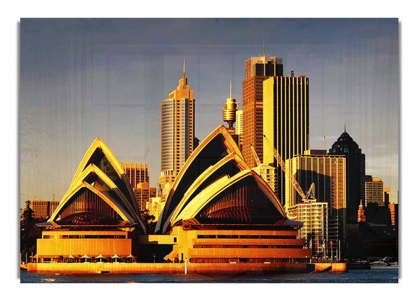 Sydney Opera House Golden Sunlight