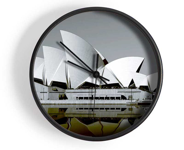 Sydney Opera House Green Harbour Clock - Wallart-Direct UK