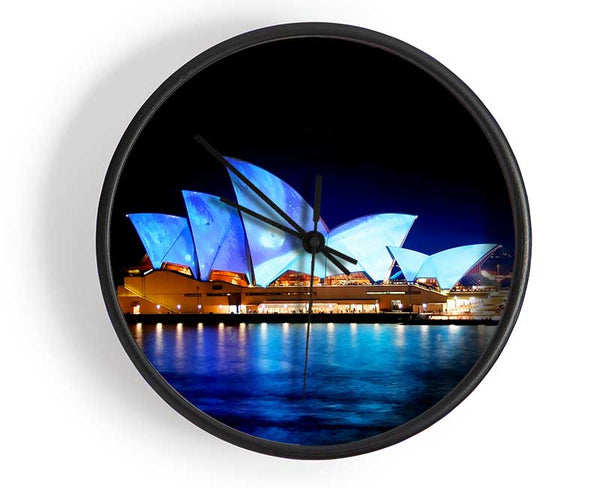 Sydney Opera House Night Glow Clock - Wallart-Direct UK
