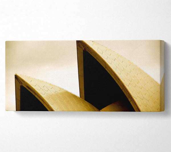 Gipfel des Sydney Opera House Sepia