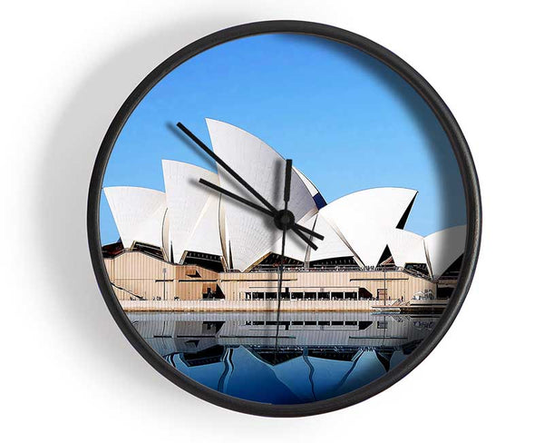 Sydney Opera House Reflections Clock - Wallart-Direct UK