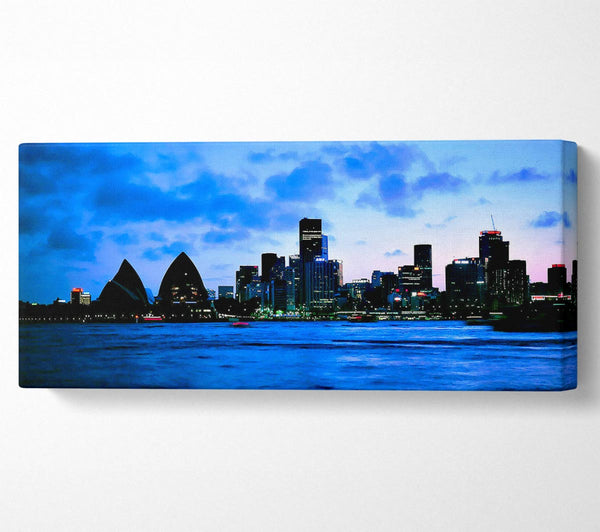 Sydney Opera House Afar Blue