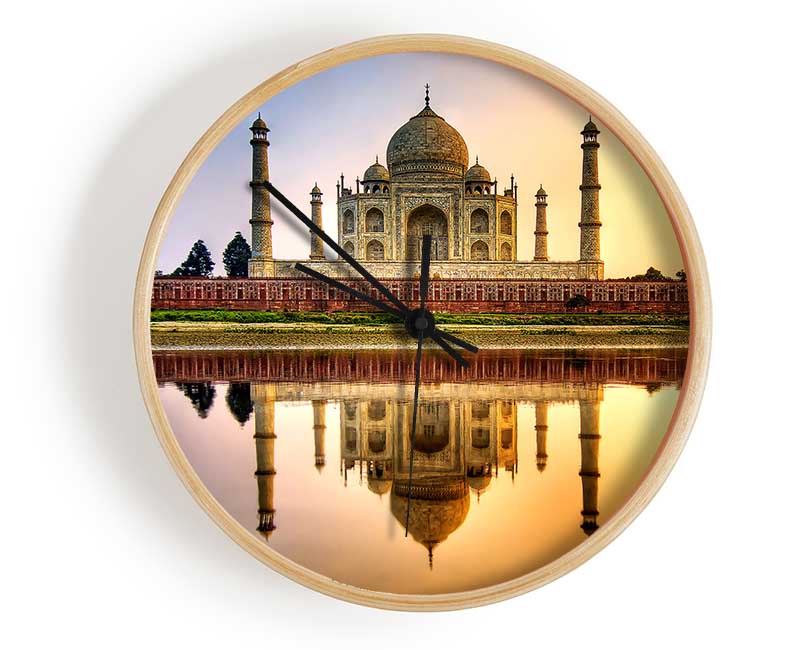 Taj Mahal India Clock - Wallart-Direct UK