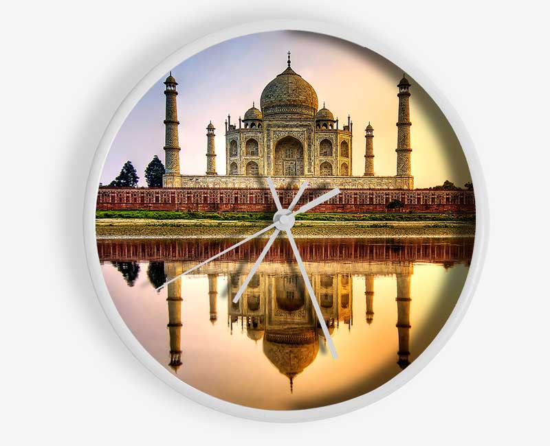 Taj Mahal India Clock - Wallart-Direct UK