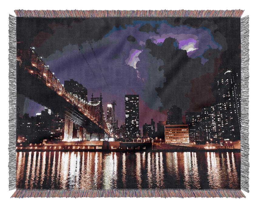 The Bridge To The Other Side Woven Blanket