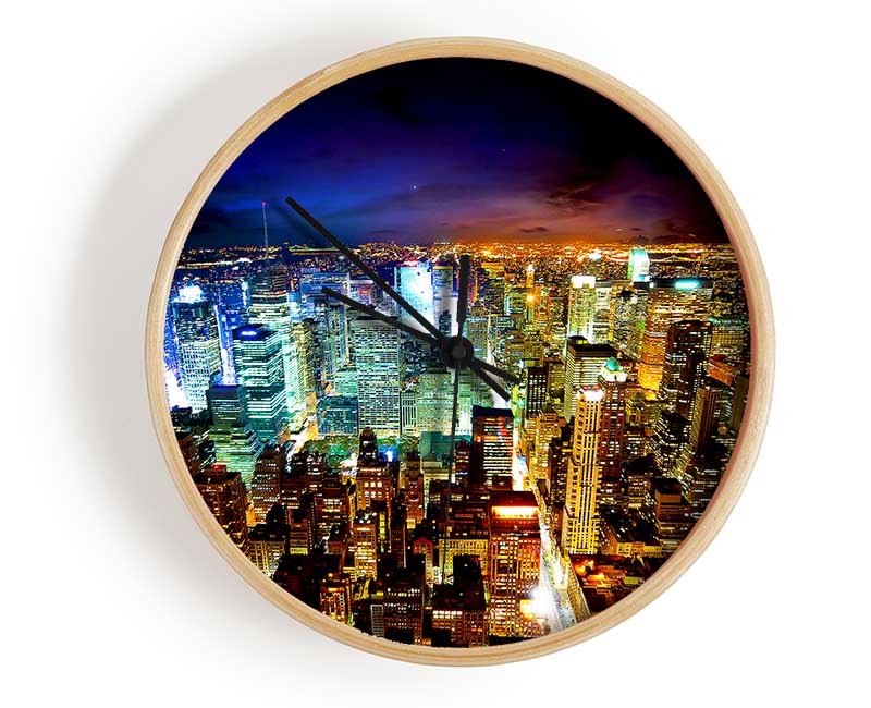 The Centre Of The Cities Energy Clock - Wallart-Direct UK