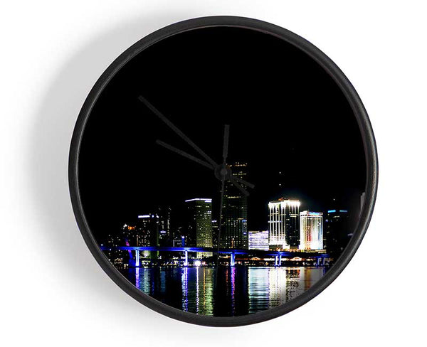 The City Of Lights Clock - Wallart-Direct UK