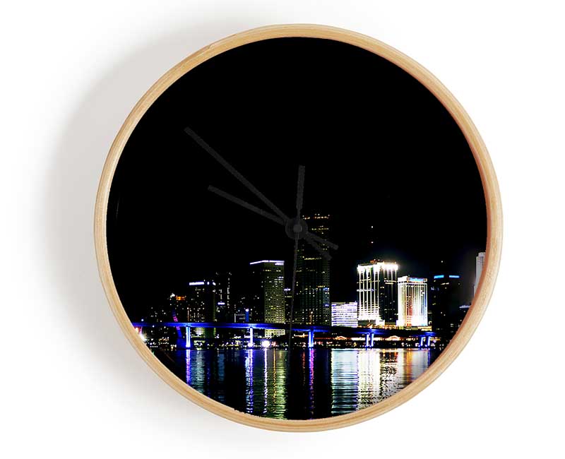 The City Of Lights Clock - Wallart-Direct UK