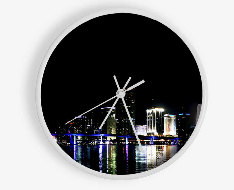 The City Of Lights Clock - Wallart-Direct UK