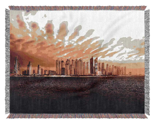 The Golden City Woven Blanket