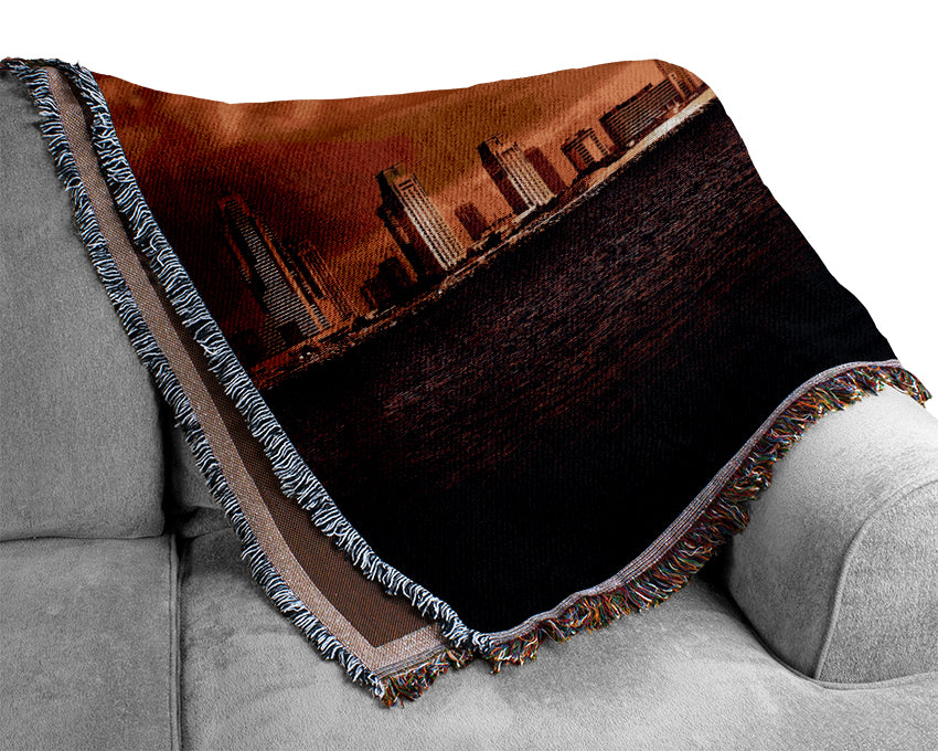 The Golden City Woven Blanket