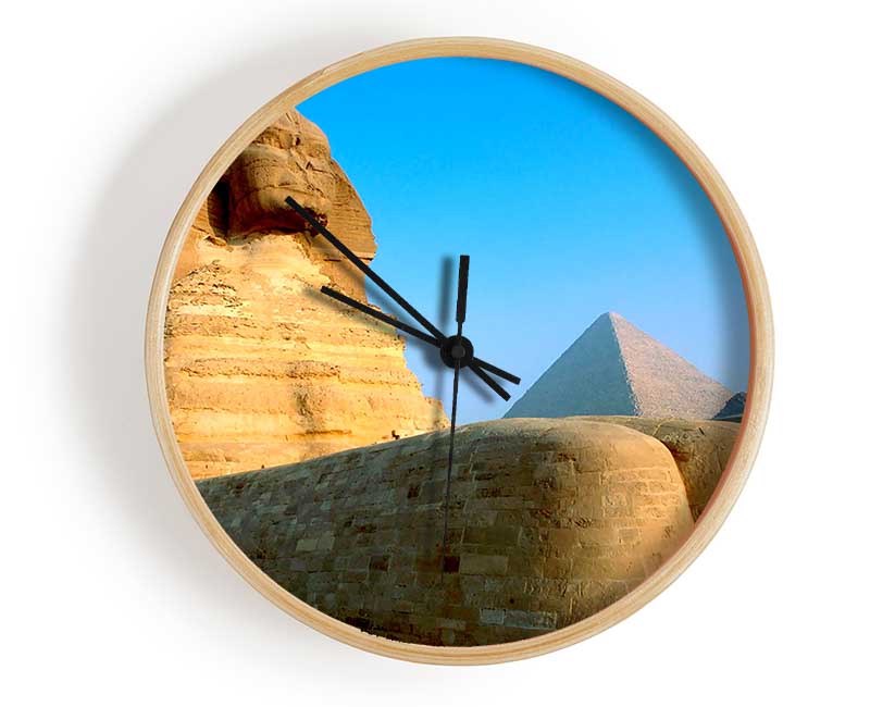 The Great Sphinx Egypt Clock - Wallart-Direct UK