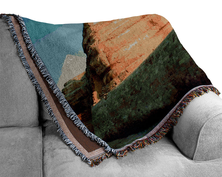 The Great Sphinx Egypt Woven Blanket