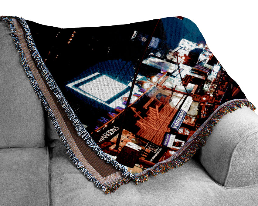 The Heart Of New York City Woven Blanket