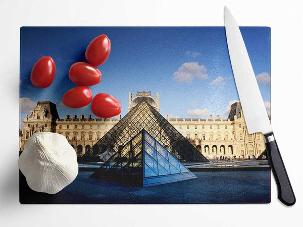 The Louvre Paris Glass Chopping Board