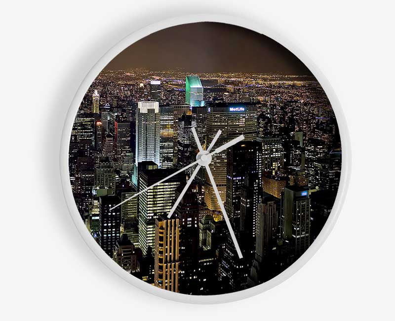 The Never Ending Night City Clock - Wallart-Direct UK