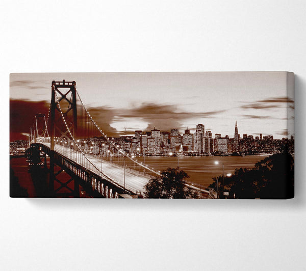 Der Weg nach New York City Braun