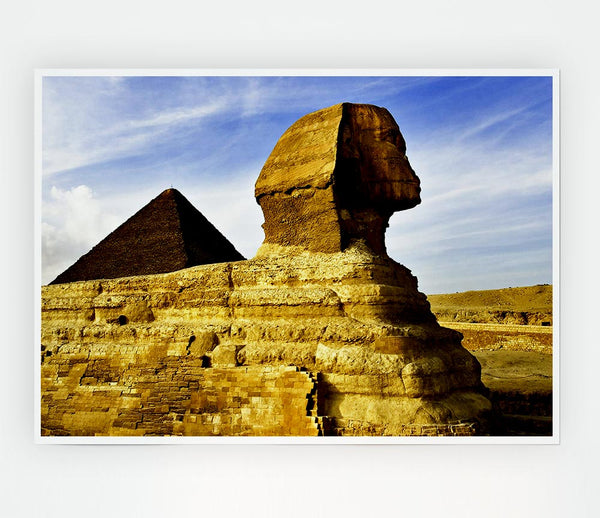 The Sphinx Egypt Print Poster Wall Art