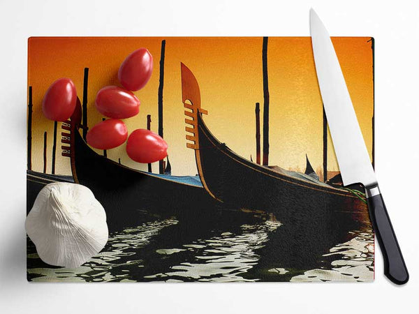 The Vikings Have Landed Glass Chopping Board