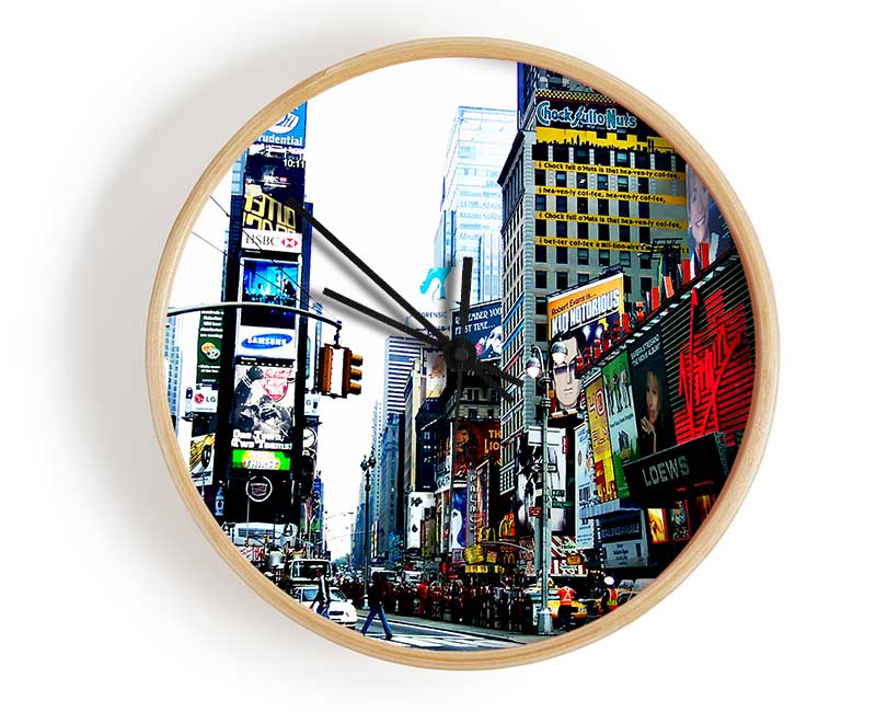 Times Square NYC Clock - Wallart-Direct UK