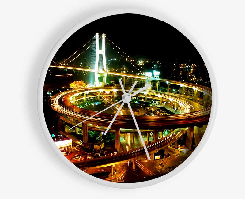 Tokyo Highway Clock - Wallart-Direct UK