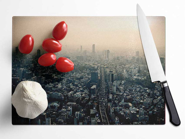 Tokyo Smog Glass Chopping Board