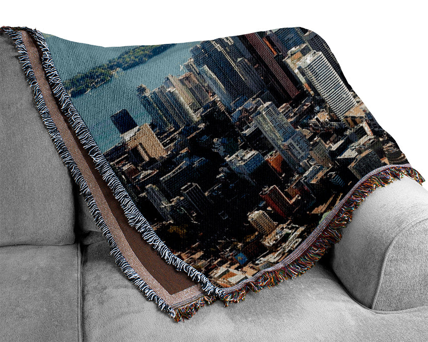 Toronto Canada Woven Blanket