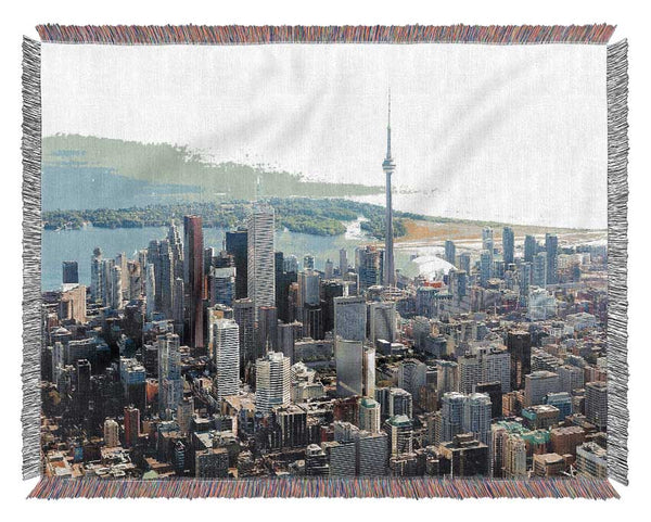 Toronto Canada Woven Blanket