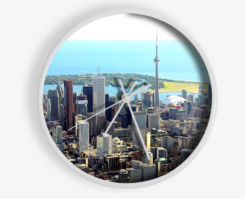 Toronto Canada Clock - Wallart-Direct UK