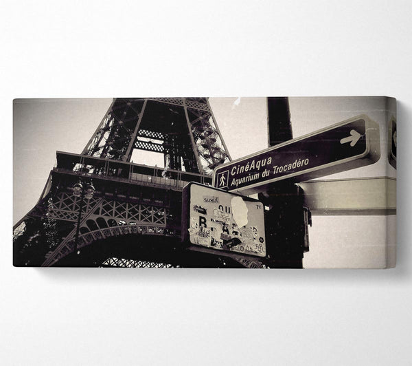 Tour Eiffelturm Vintage B n W 
