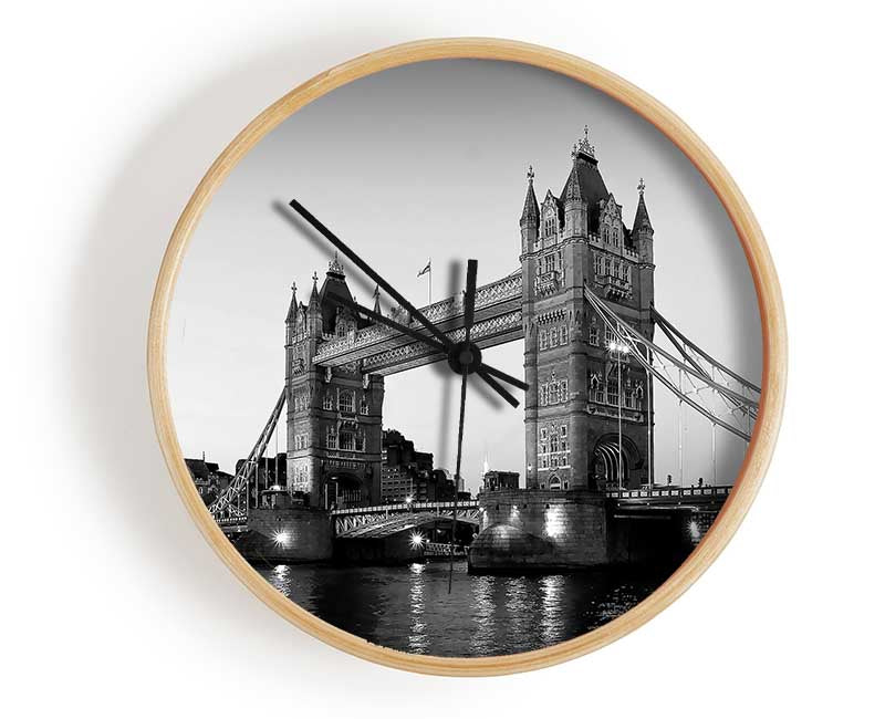 Tower Bridge Evening Clock - Wallart-Direct UK