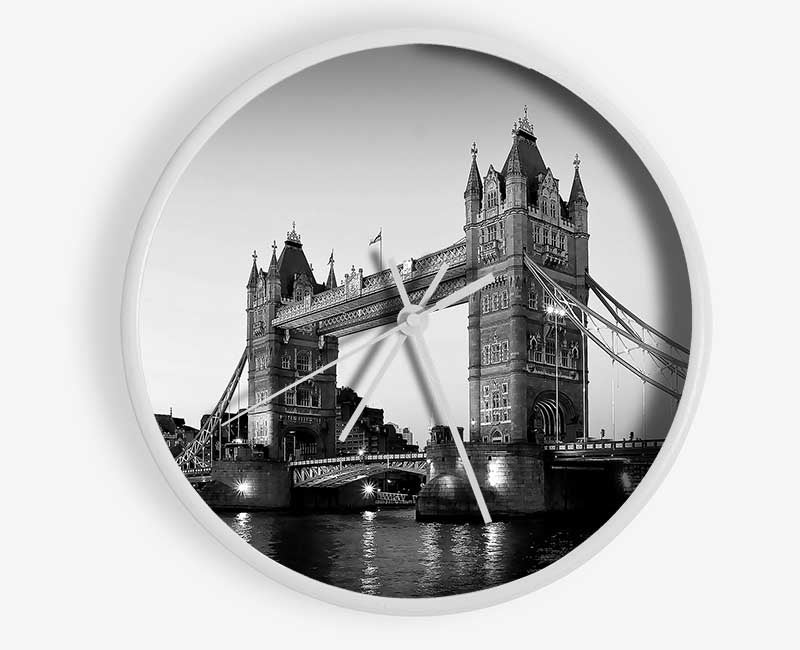 Tower Bridge Evening Clock - Wallart-Direct UK