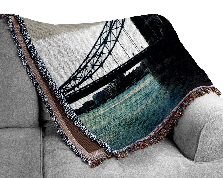 Tower Bridge London Trail Woven Blanket