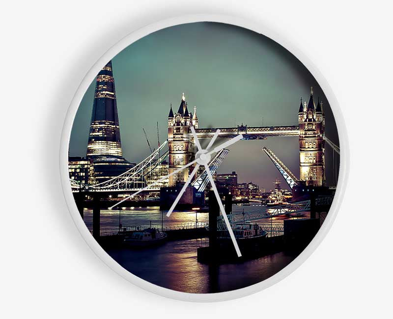 Tower Bridge Of London Clock - Wallart-Direct UK