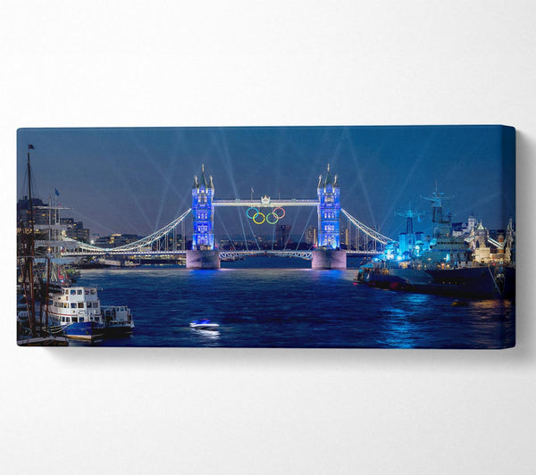 Tower Bridge Olympische Beleuchtung London 