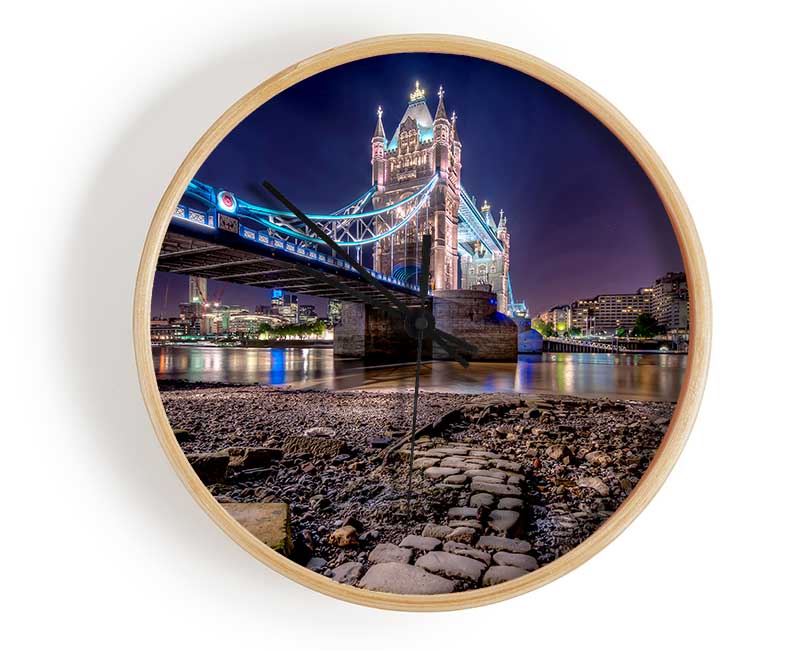 Tower Bridge Waters Clock - Wallart-Direct UK