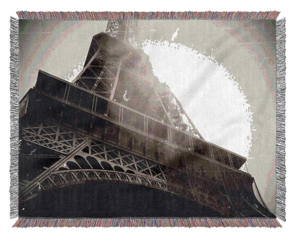 Tower Eiffel Paris Woven Blanket