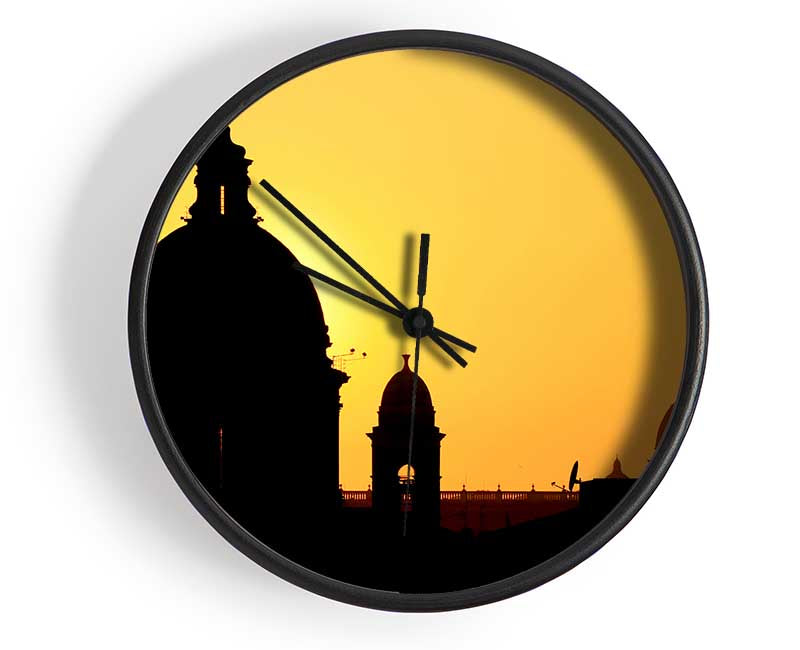 Turkish Rooftop Sunset Clock - Wallart-Direct UK