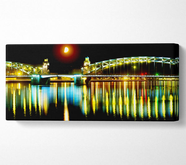Zwillingsbrücke Mondlicht