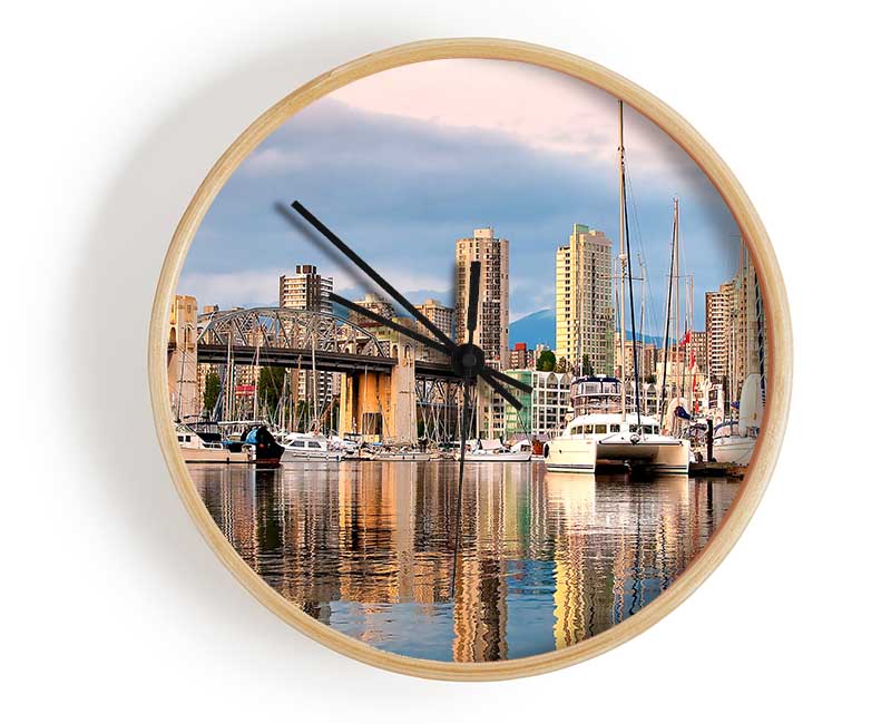 Vancouver Harbour Clock - Wallart-Direct UK