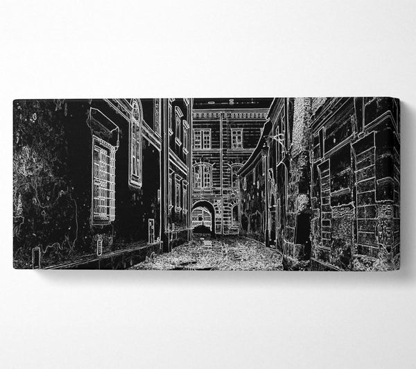 Psychedelische Straßen in Venedig