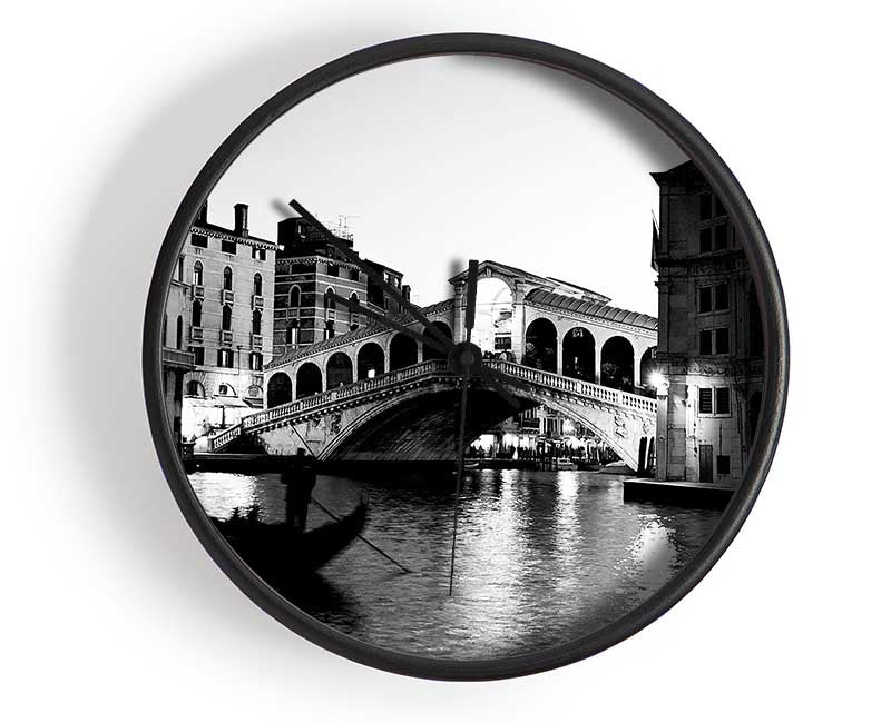 Venice Gondela Clock - Wallart-Direct UK