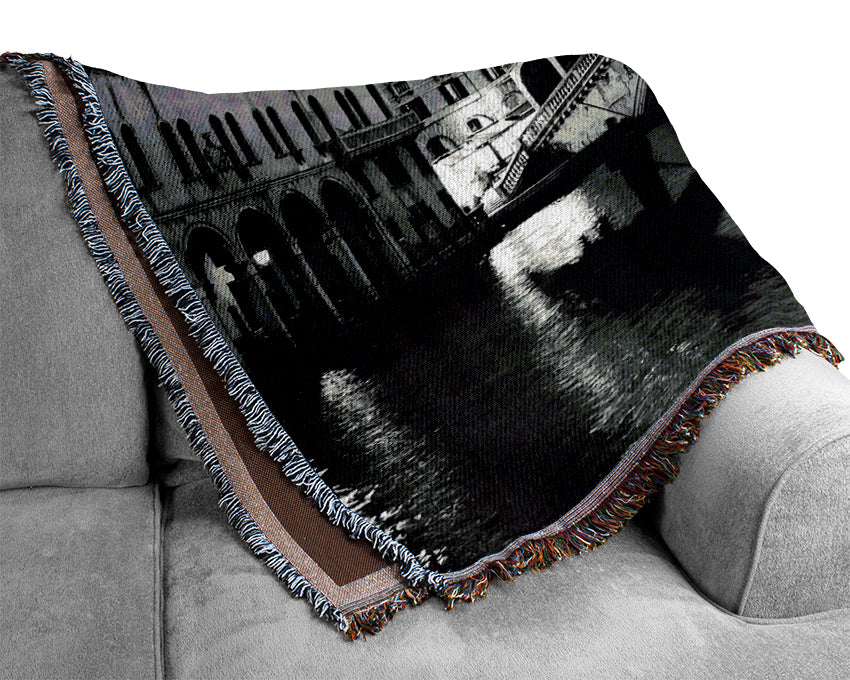 Venice Gondela Woven Blanket