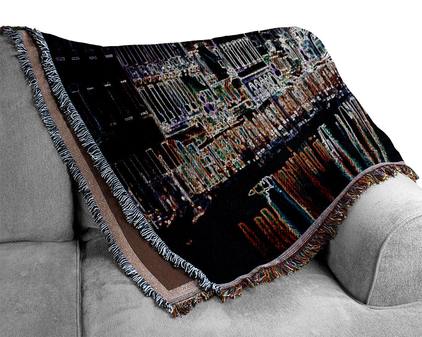 Venice Psychedelic Woven Blanket