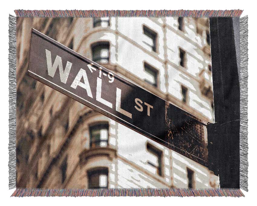 Wall Street Woven Blanket