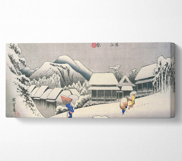 Hiroshige A Village In The Snow