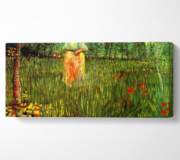 Van Gogh A Woman Walking In A Garden
